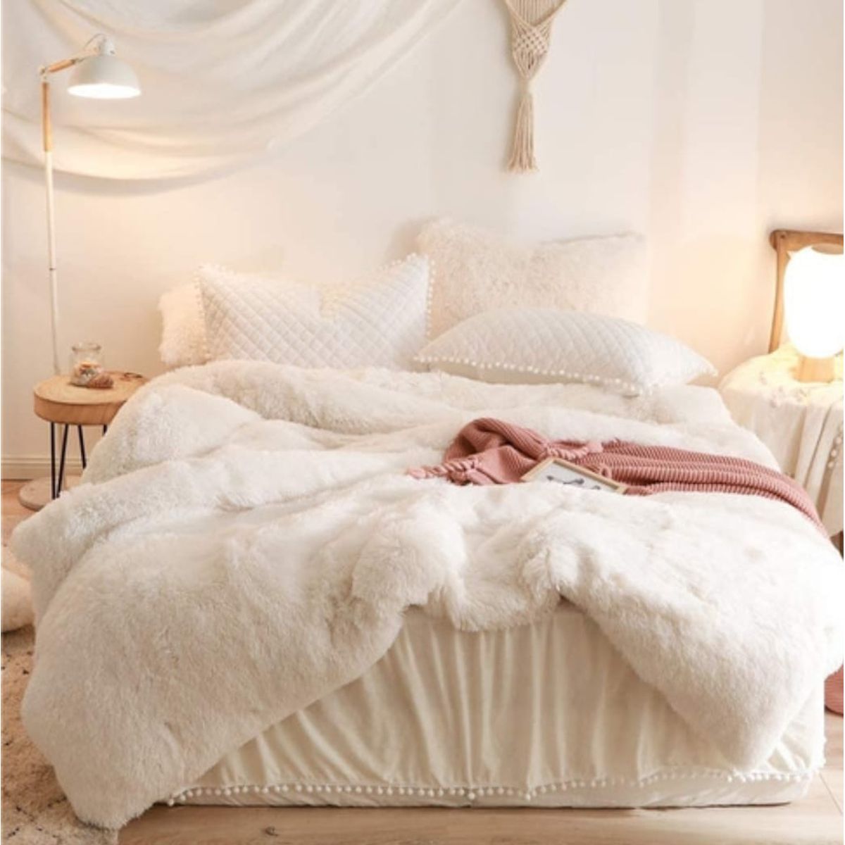 M - Coberto peludo con chiporro 2 palzas plumon