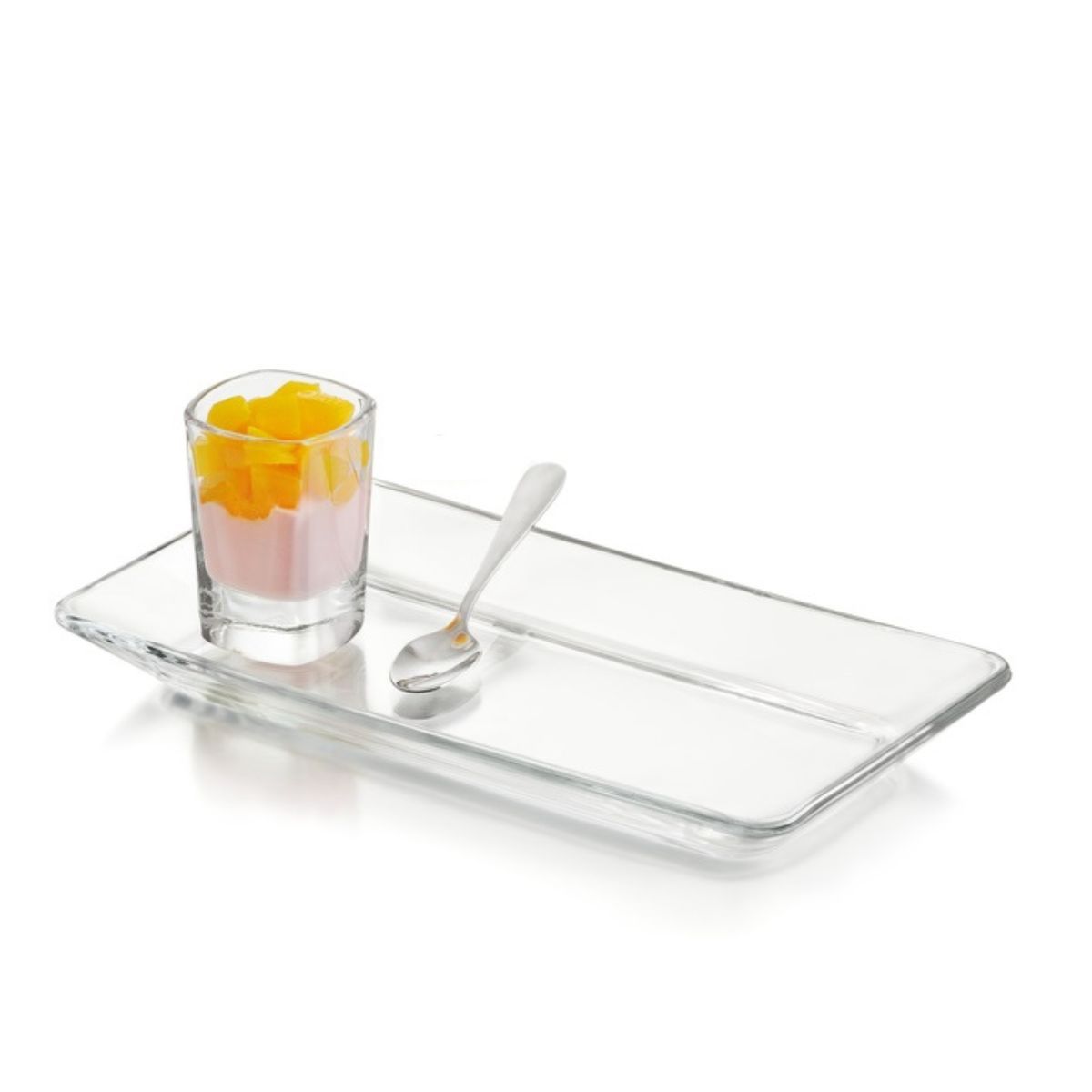 CAP DOR - Plato Vidrio Rectangular