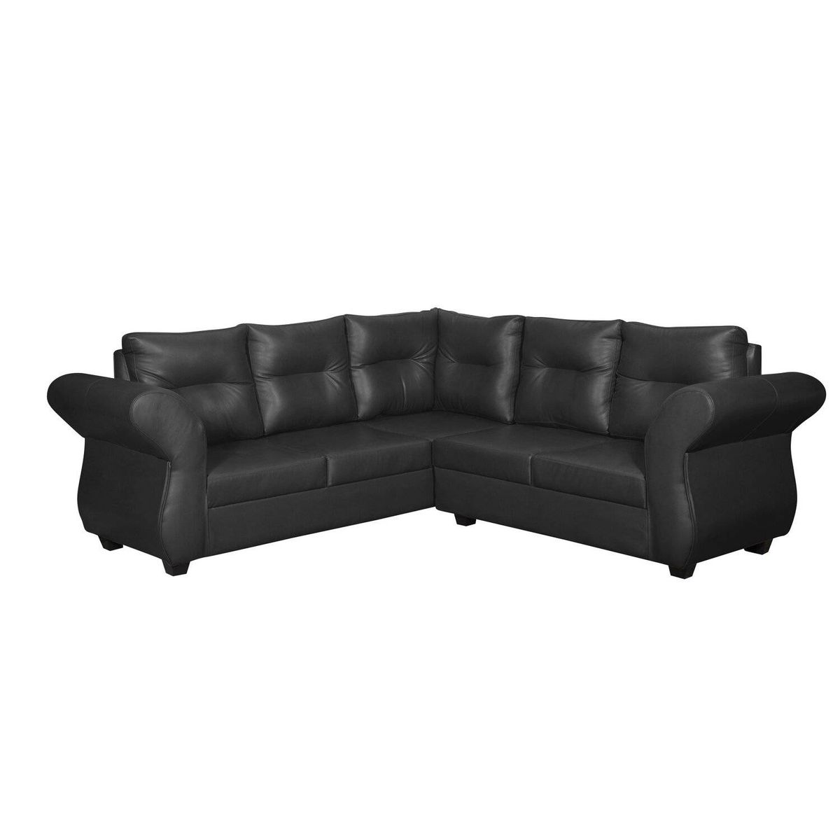 GENERICO - SOFA SECCIONAL EMMA PU NEGRO
