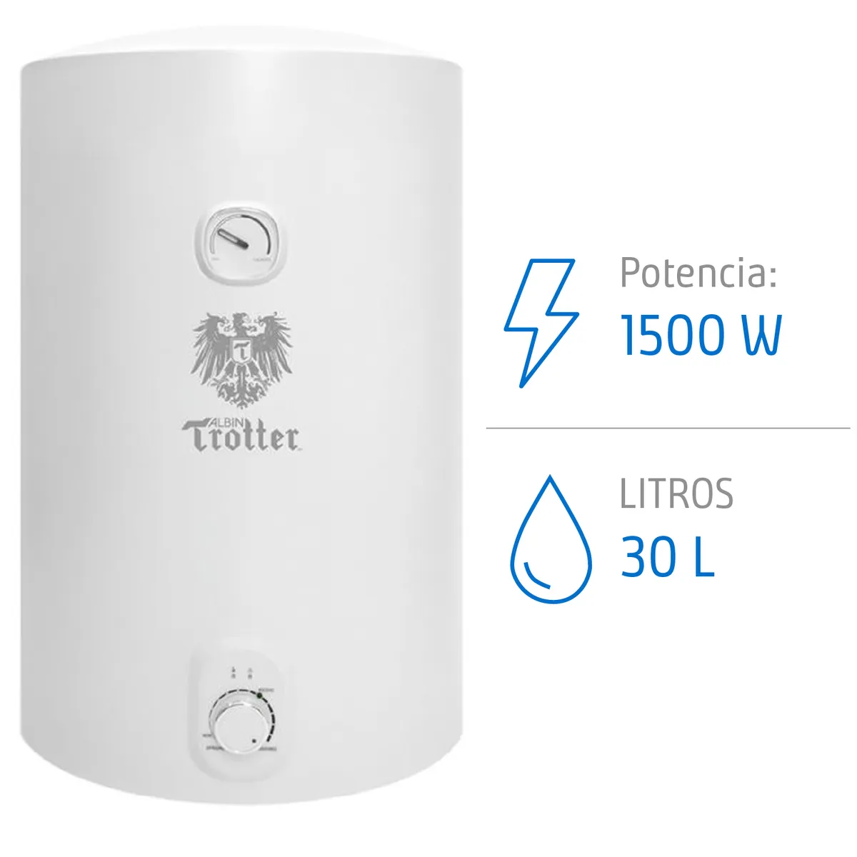 ALBIN TROTTER - TERMO ELÉCTRICO AT-WB 30 L 1,5KW ALBIN TROTTER