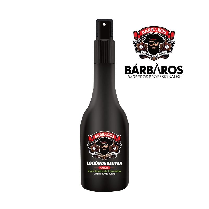 GENERICO - Loción After Shave Con Efecto Ice Barbaros 250 Ml