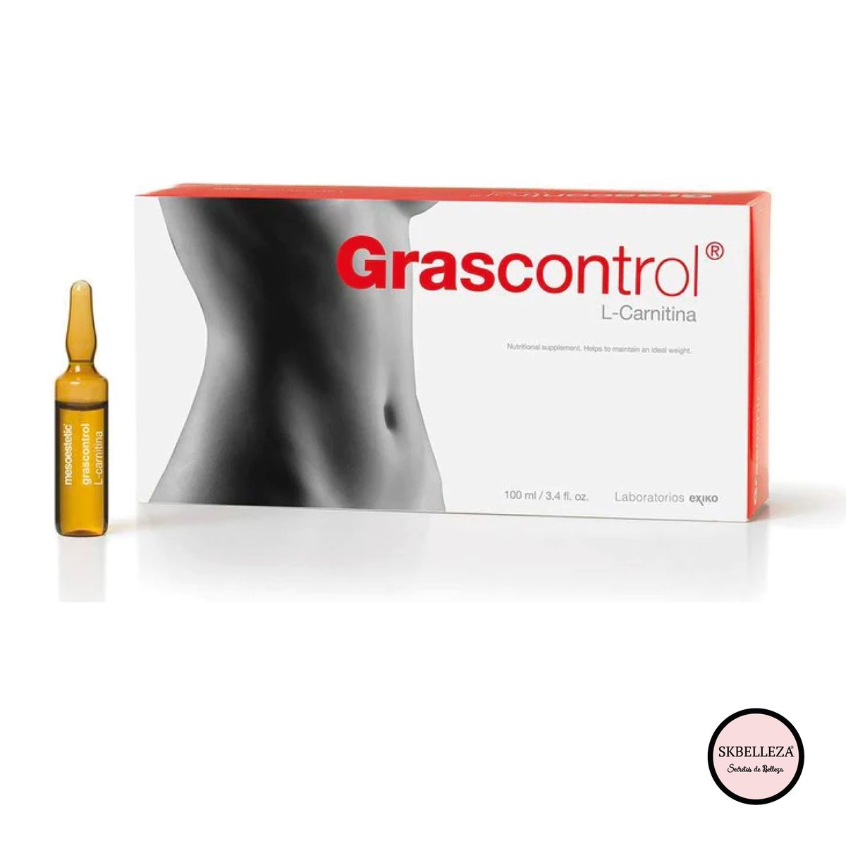 MESOESTETIC - GRASCONTROL L- CARNITINA AMPOLLAS BEBIBLES PARA CONTROL DE GRASA