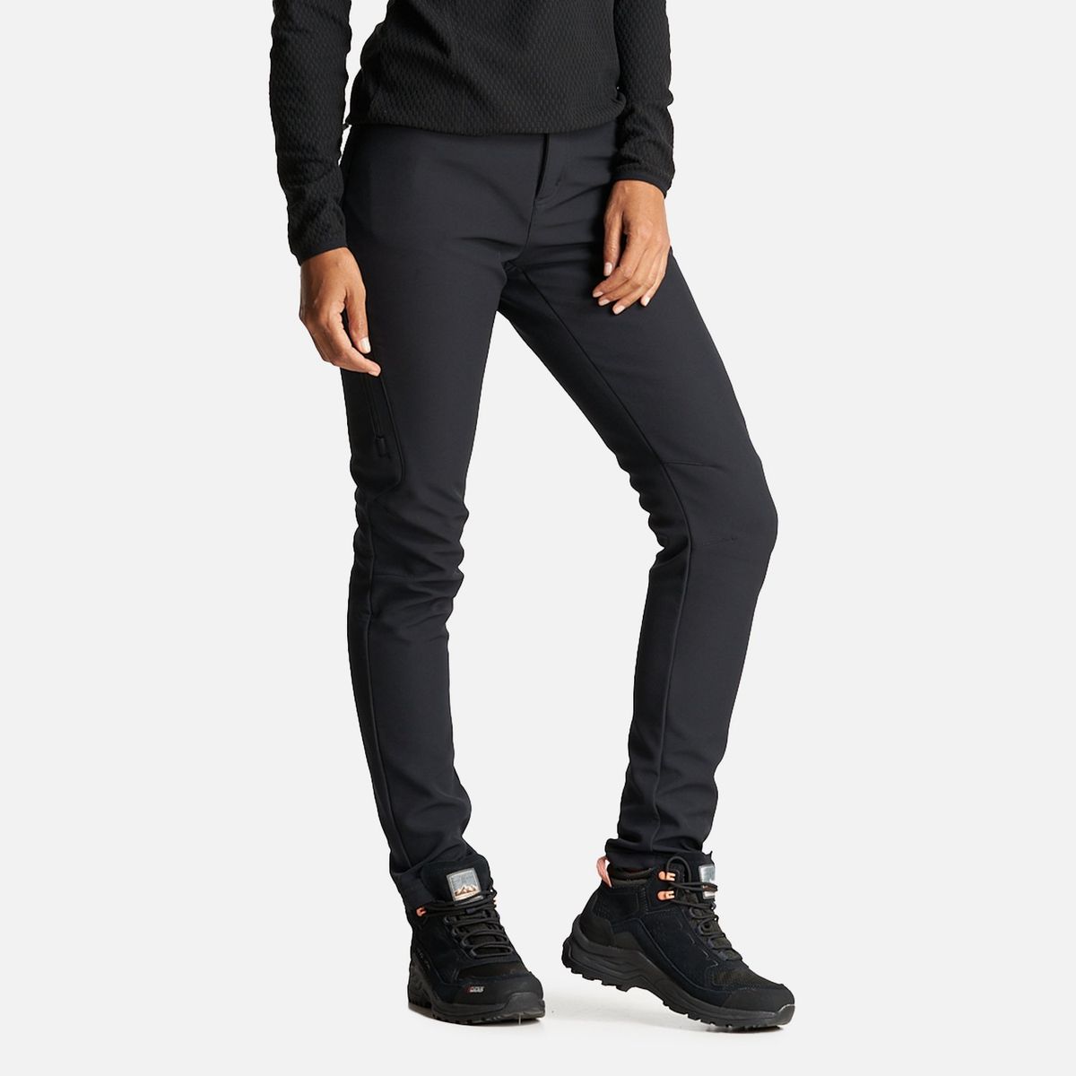 HAKA HONU - Pantalon Mujer Moke Negro Haka Honu