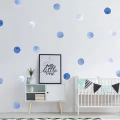 MY MOMI - Luna llena azul - Vinilo sticker pared