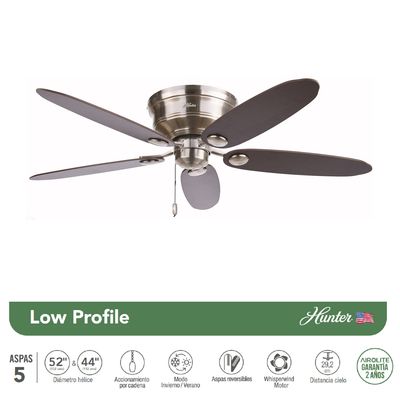 Imagen 2 del producto Ventilador De Techo 52"" y 44"" Mod. Low Profile