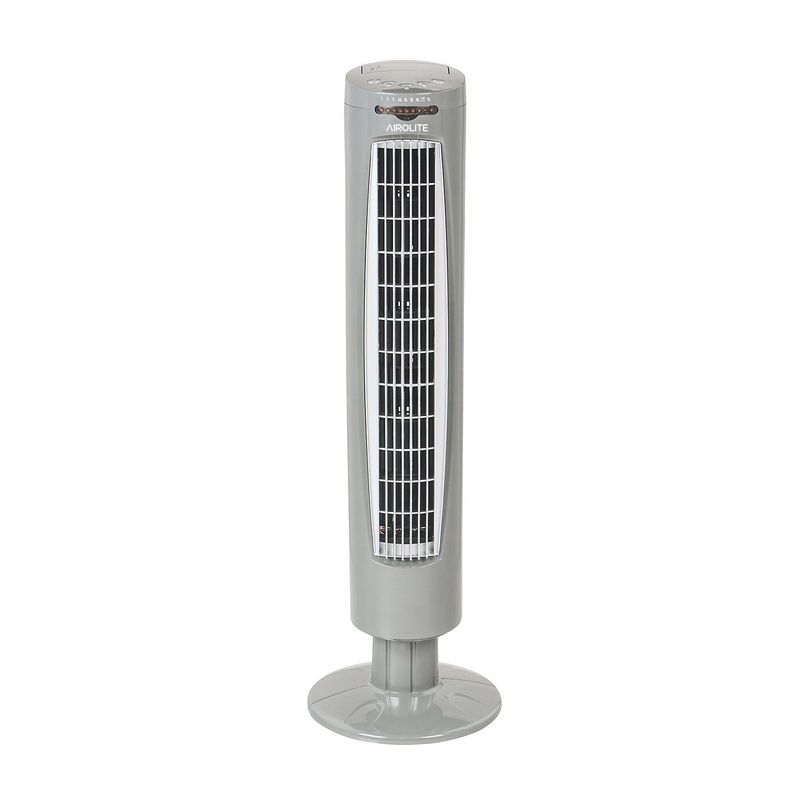 AIROLITE - Ventilador Torre Gris C/control Remoto Vt04r Airolite