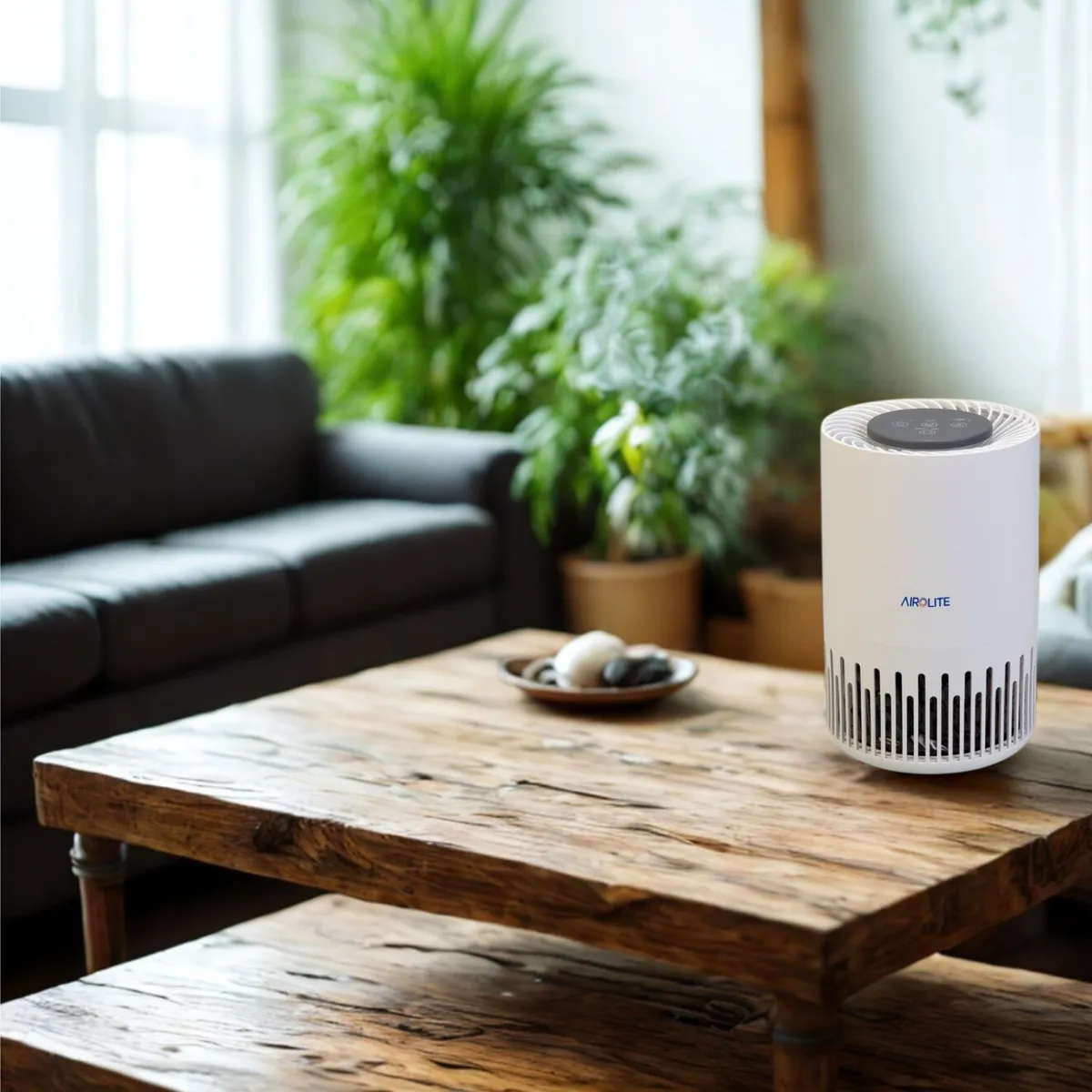 AIROLITE - Purificador De Aire Sobremesa 2 Etapas Ap-h510 Airolite
