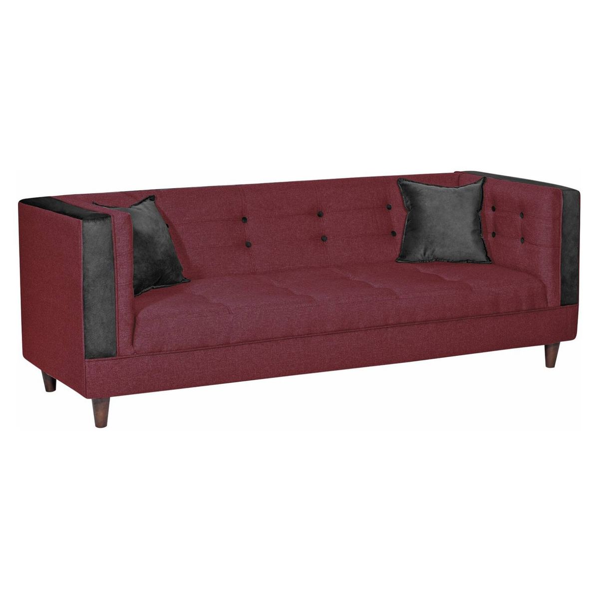 GENERICO - SOFA SANTA MONICA + 2 PUFF BURDEO