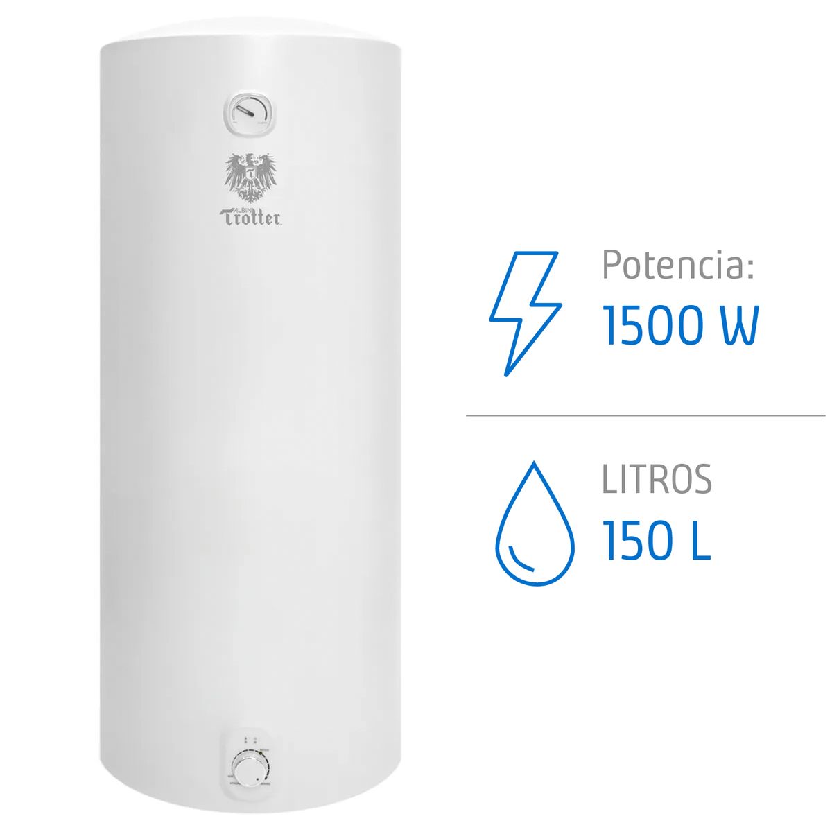 ALBIN TROTTER - TERMO ELÉCTRICO AT-WB 150 L 1,5KW ALBIN TROTTER