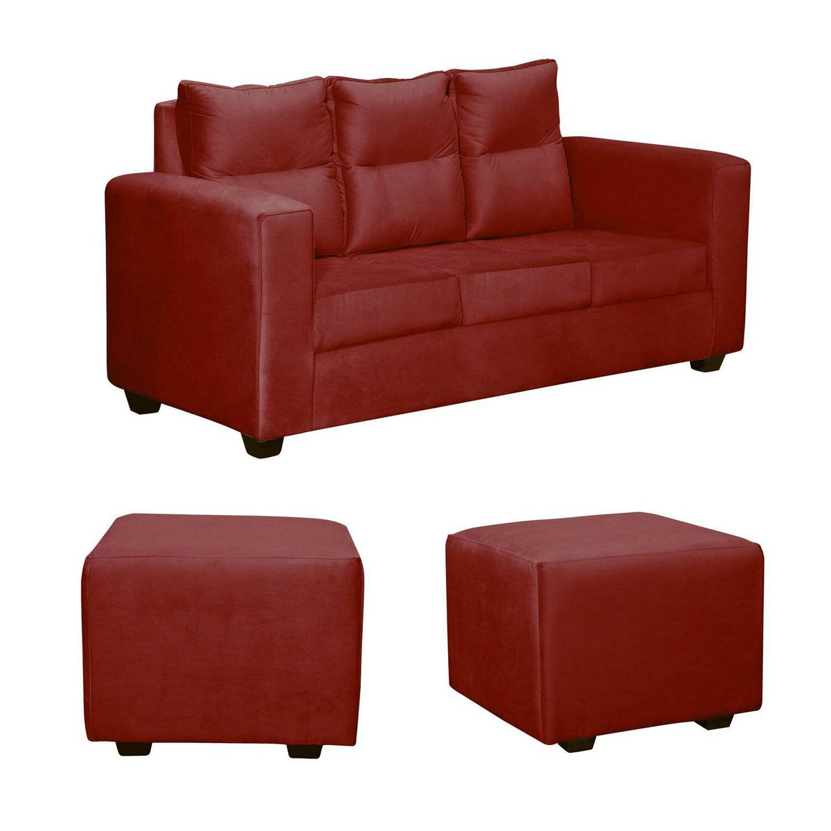 GENERICO - SOFA LORETO FELPA BURDEO