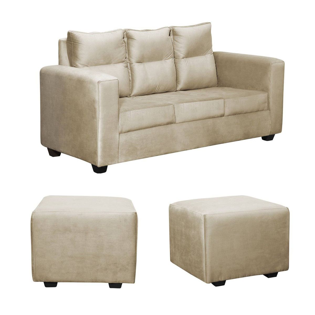 GENERICO - SOFA LORETO FELPA BEIGE