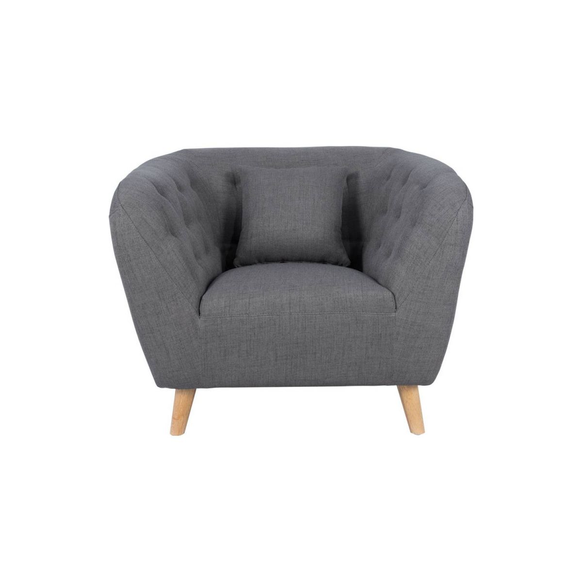 BOKAN - Sofá 1 Cuerpo Tela Rosendal