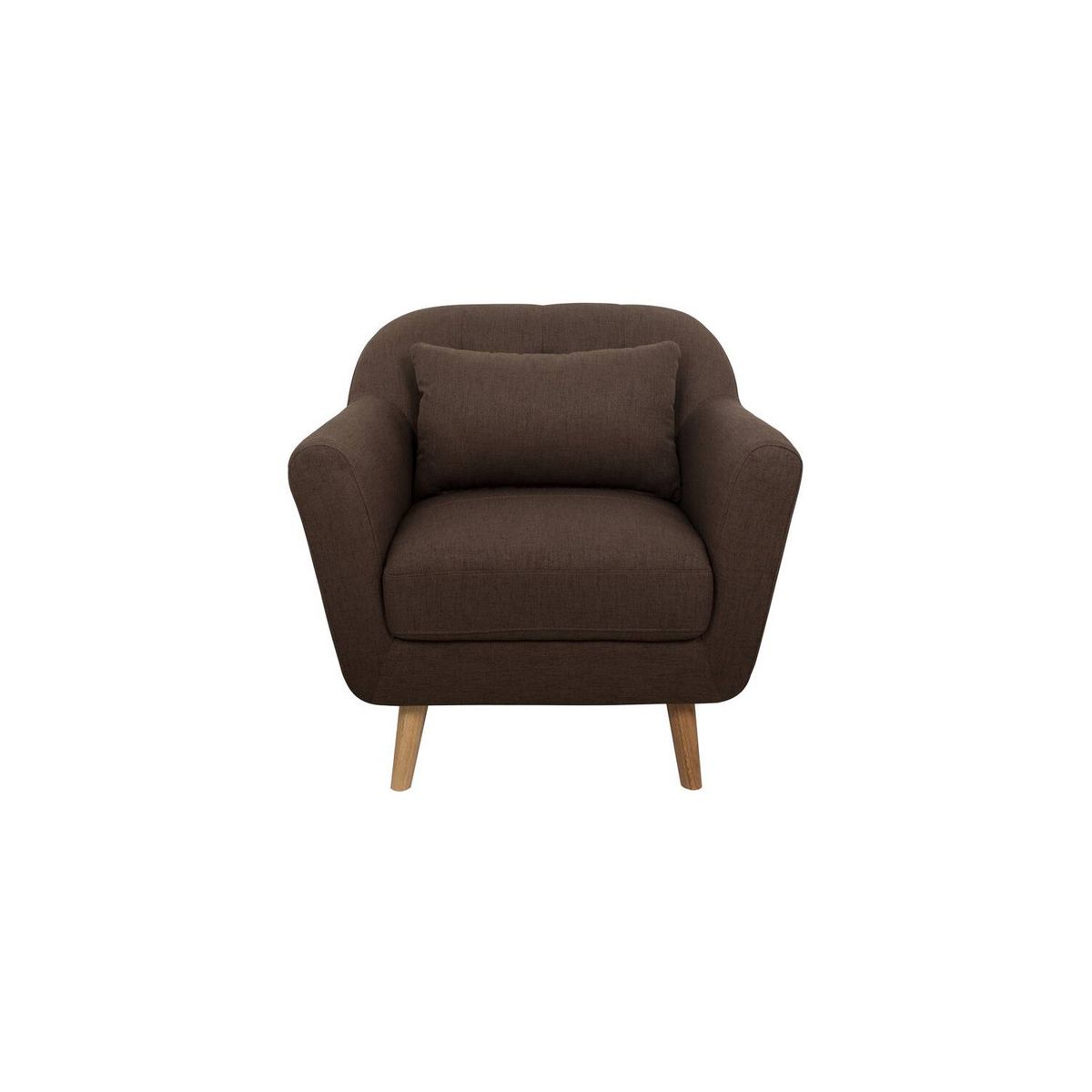 BOKAN - Sofá 1 Cuerpo Julia Chocolate