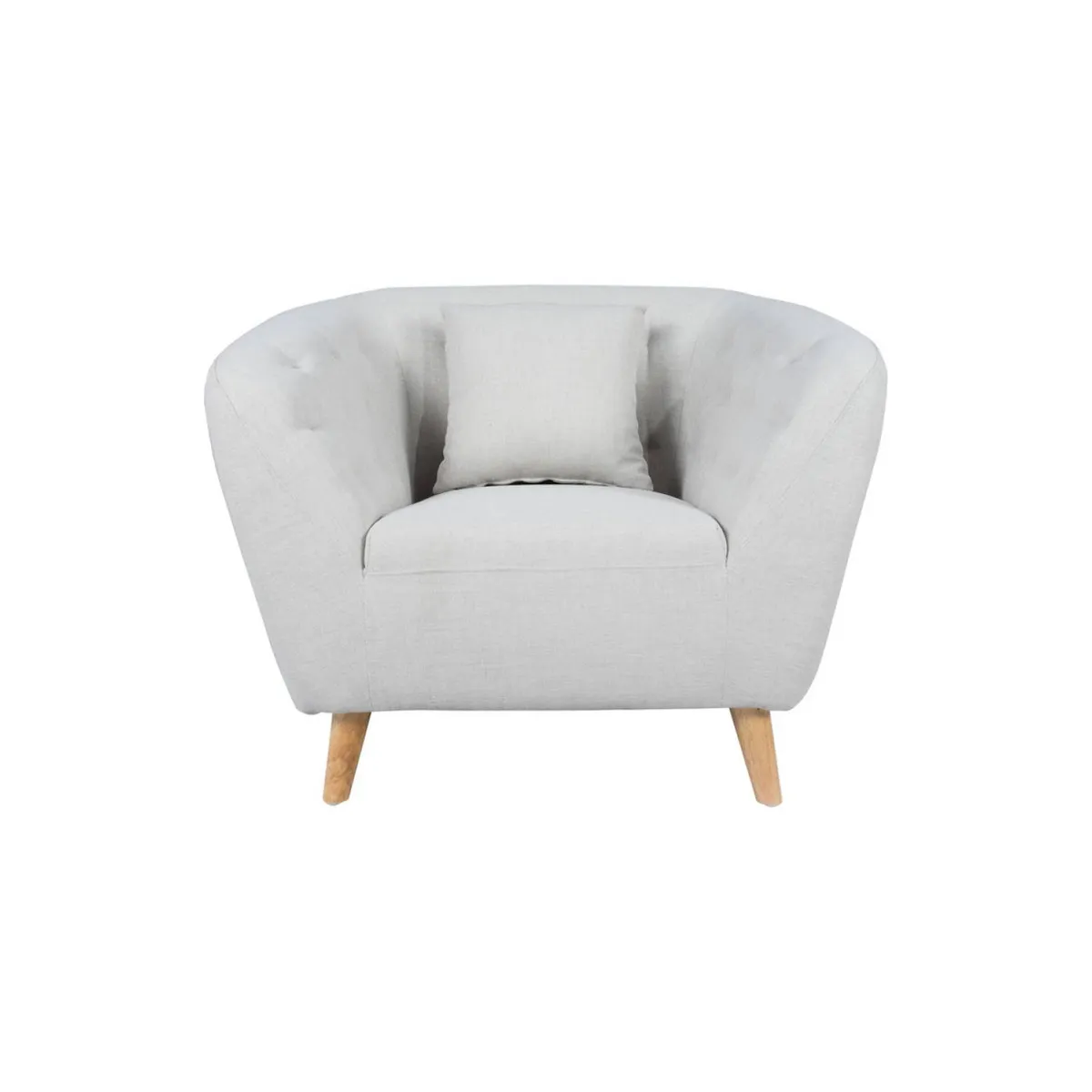 BOKAN - Sofá 1 Cuerpo Tela Rosendal