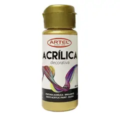 ARTEL - Fco 60ml Pin Acril Deco Metalico Oro 990