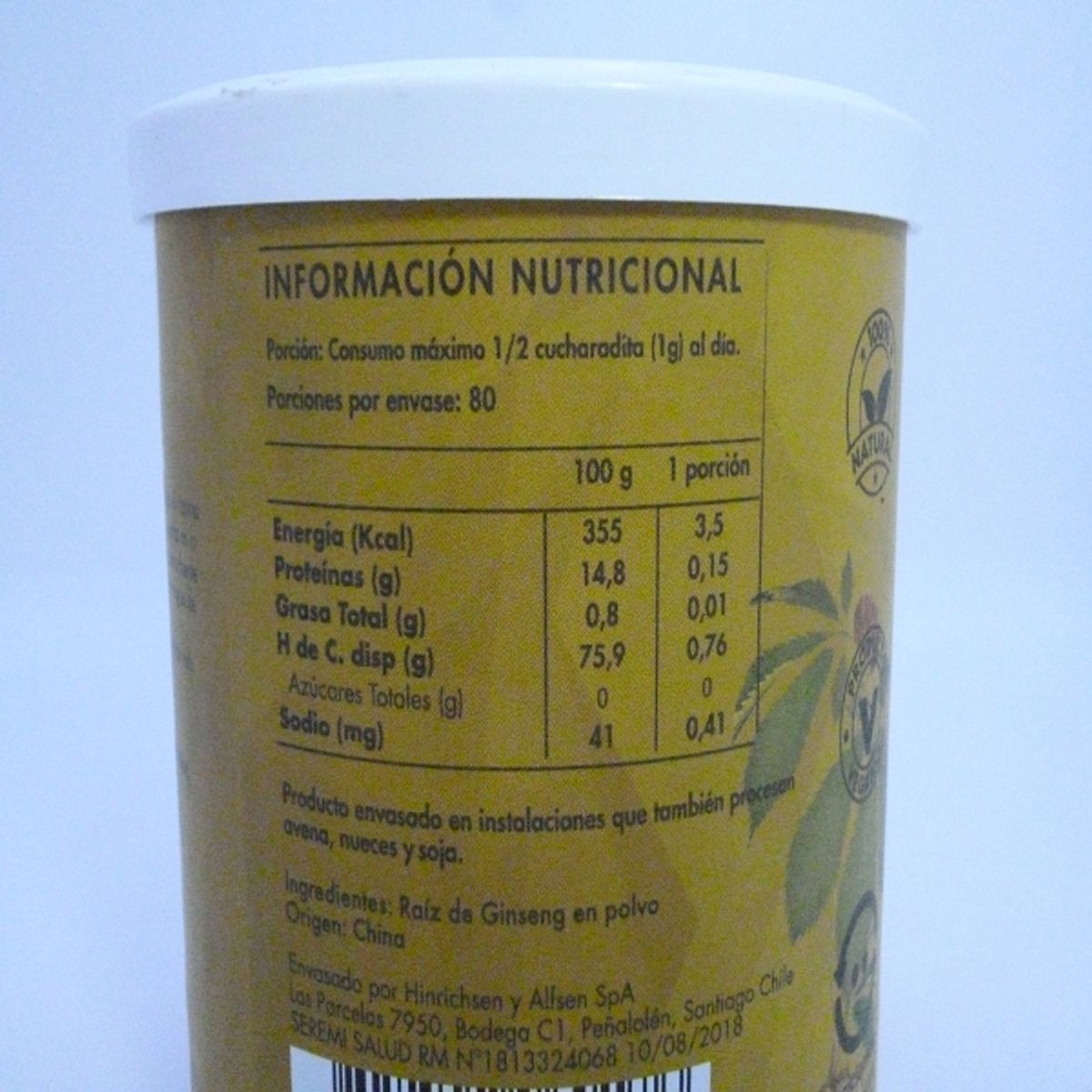 BROTA - Ginseng Vitality En Polvo Brota 80gr