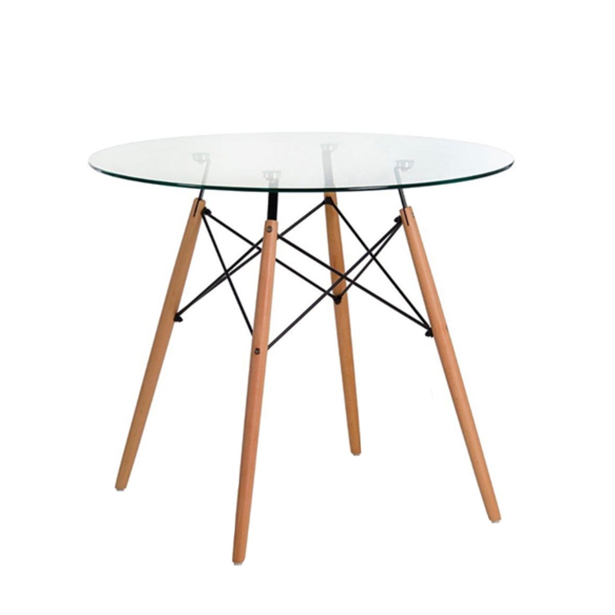 VINCENZI - Mesa Eames 80x72 Vidrio