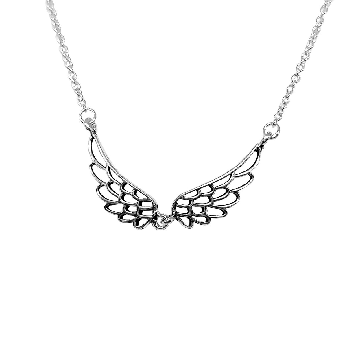 COGGIOLA - Collar Dos Alas Plata Fina 925