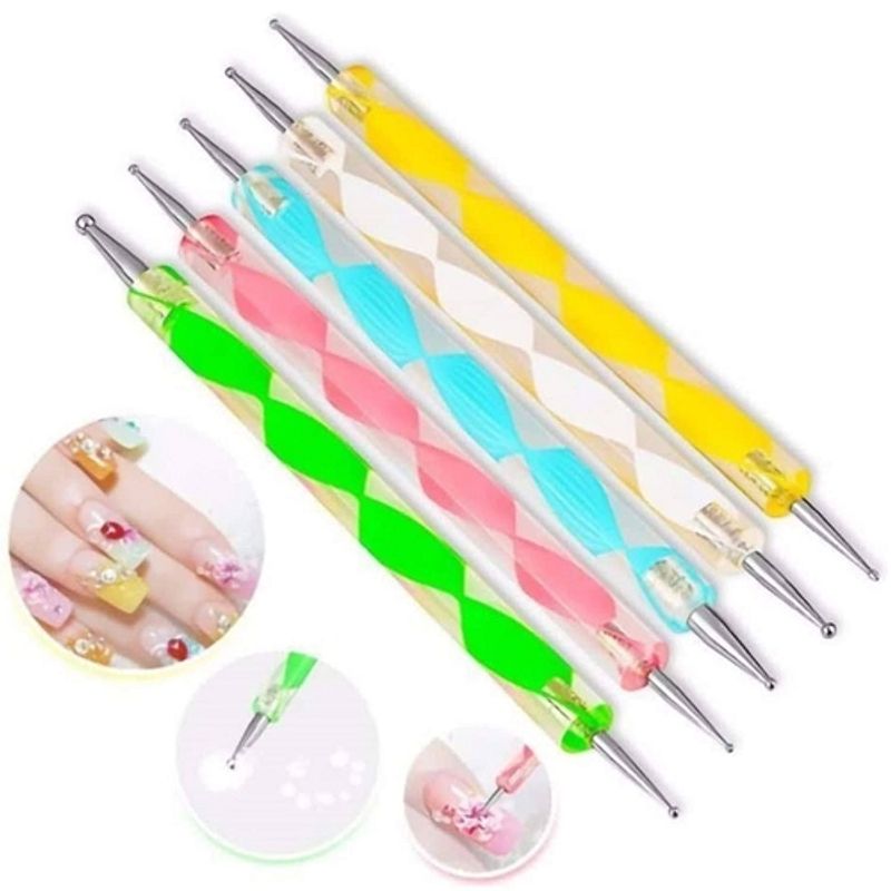 GENERICO - Set 5 Puntero Nail Art Accesorios Para Manicure Nail Art