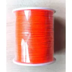 GENERICO - Cordón De Rayon Satin, Cola De Ratón 1mm/ 50 Metros Naranjo…