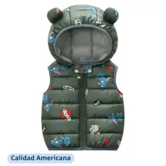JUMP KIDS - Parka Niño con Capucha Bebe Verde