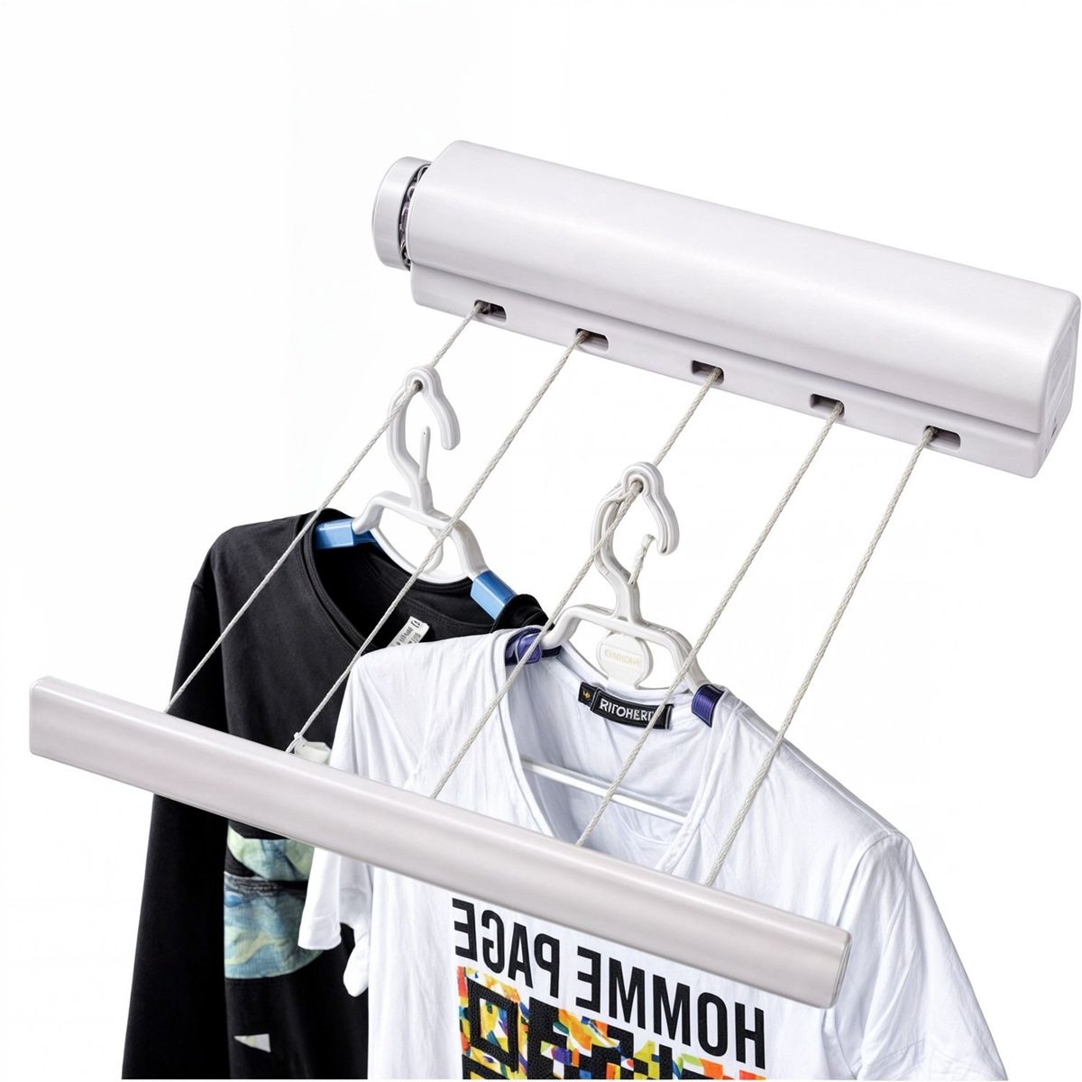 GENERICO - colgador retráctil tendero tendedero retráctil para ropa