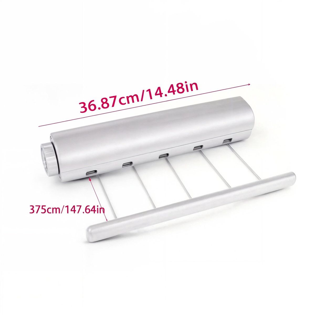 GENERICO - colgador retráctil tendero tendedero retráctil para ropa