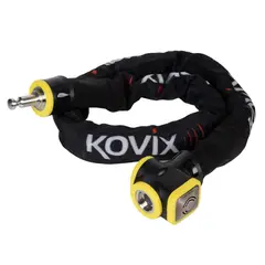 KOVIX - Cadena con eslabón reforzado alarma KCL12-150 12mm x 150cm