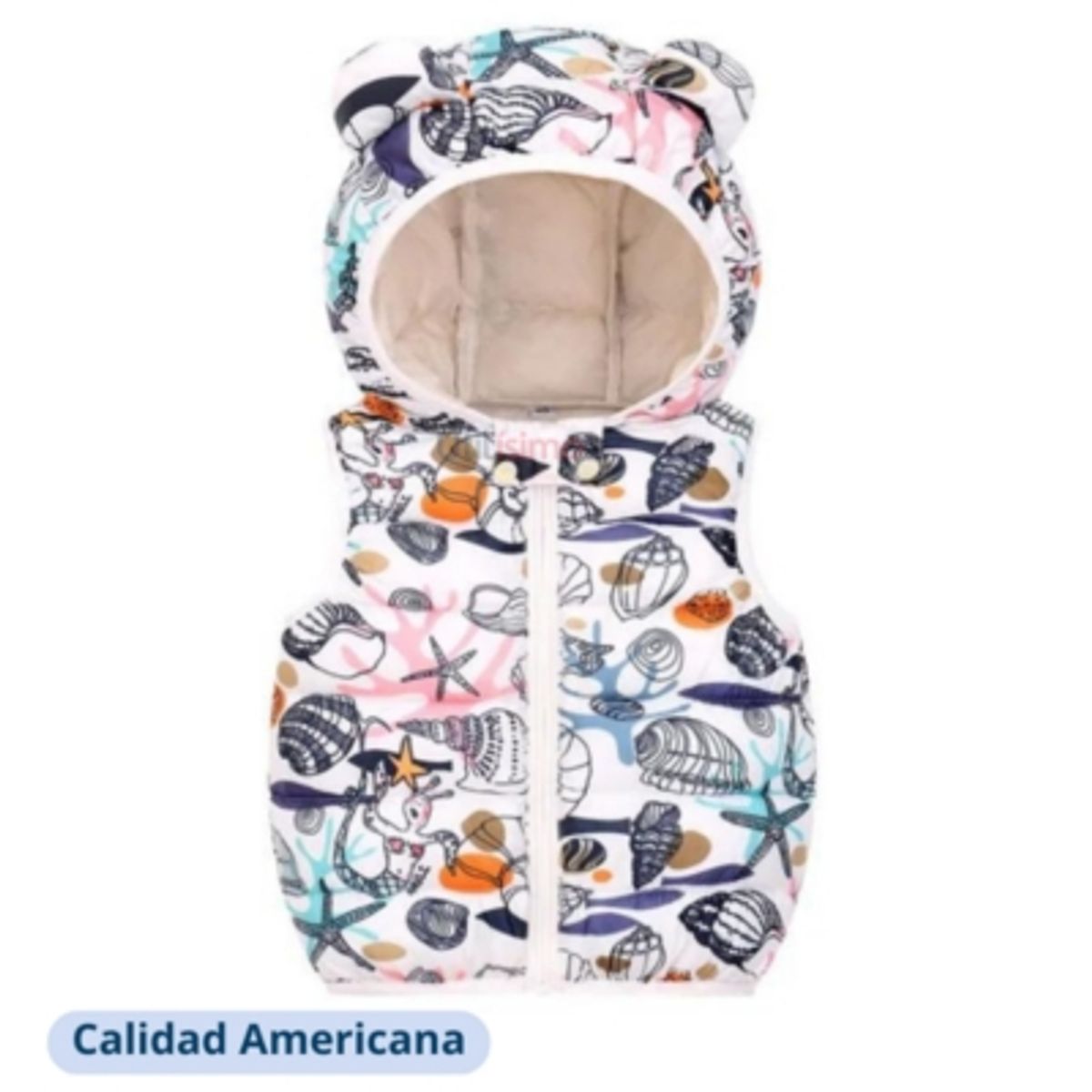 JUMP KIDS - Parka Unisex con Capucha Jump Kids Bebe Blanco