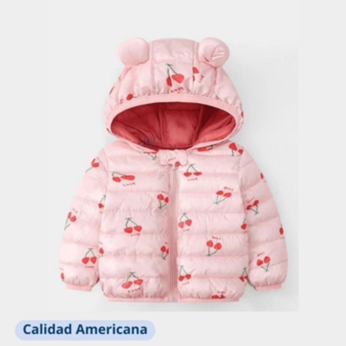 JUMP KIDS - Parka Niña con Capucha y Mangas Jump Kids Bebe Rosa Claro
