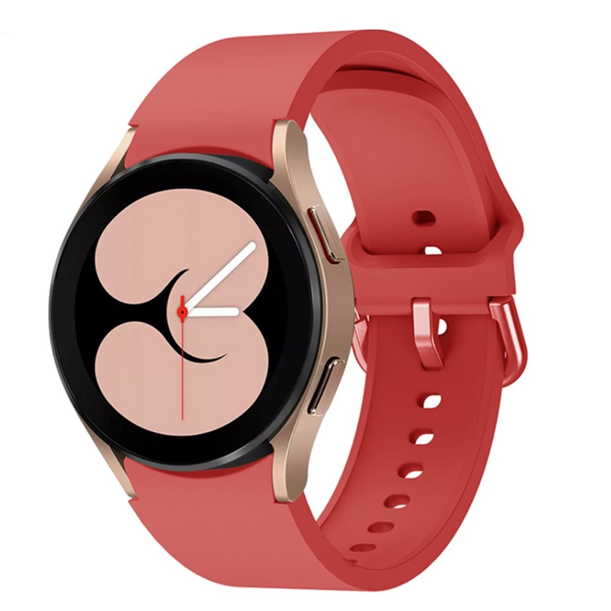 GENERICO - Correas para Galaxy Watch 7, 6, 5  y 4 Todos  Rojo