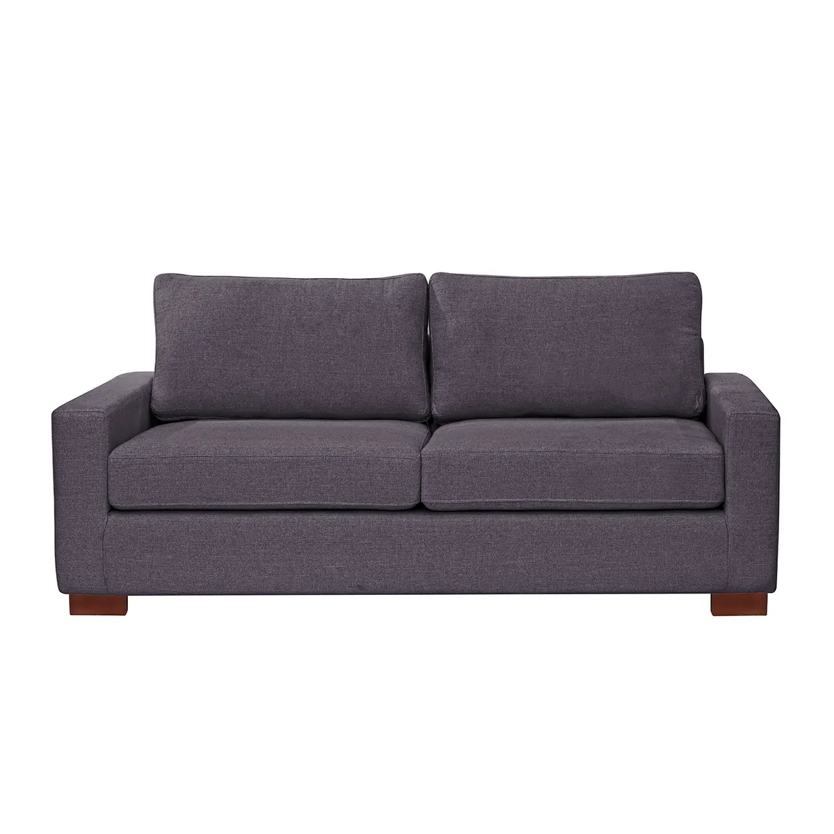 LATAM HOME - Sofá Cama Latam Home Livorno 2 Plazas Gris Oscuro