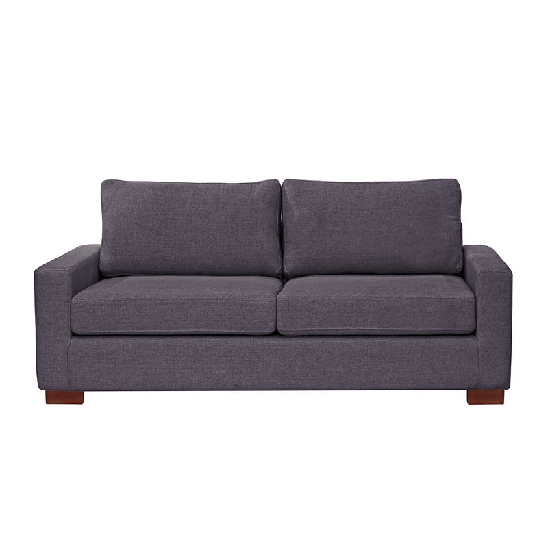 LATAM HOME - Sofá Cama Latam Home Livorno 2 Plazas Gris Oscuro