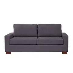 LATAM HOME - Sofá Cama Livorno 2 Plazas Gris Oscuro