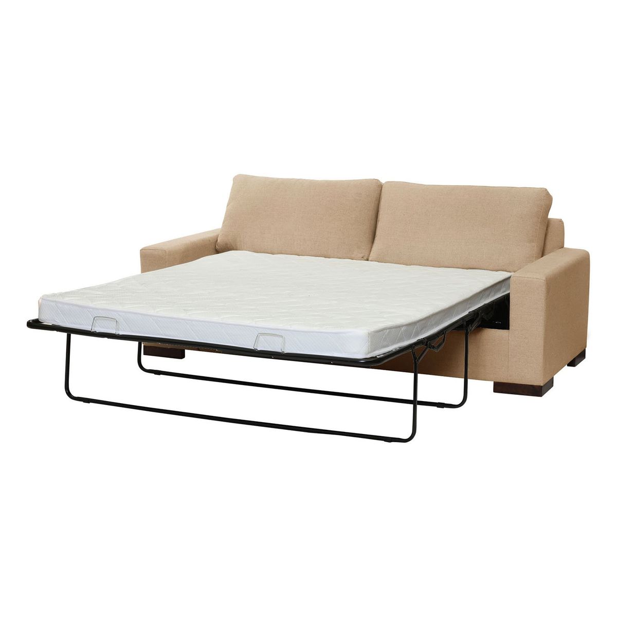 LATAM HOME - Sofá Cama Livorno 2 Plazas Lino Natural