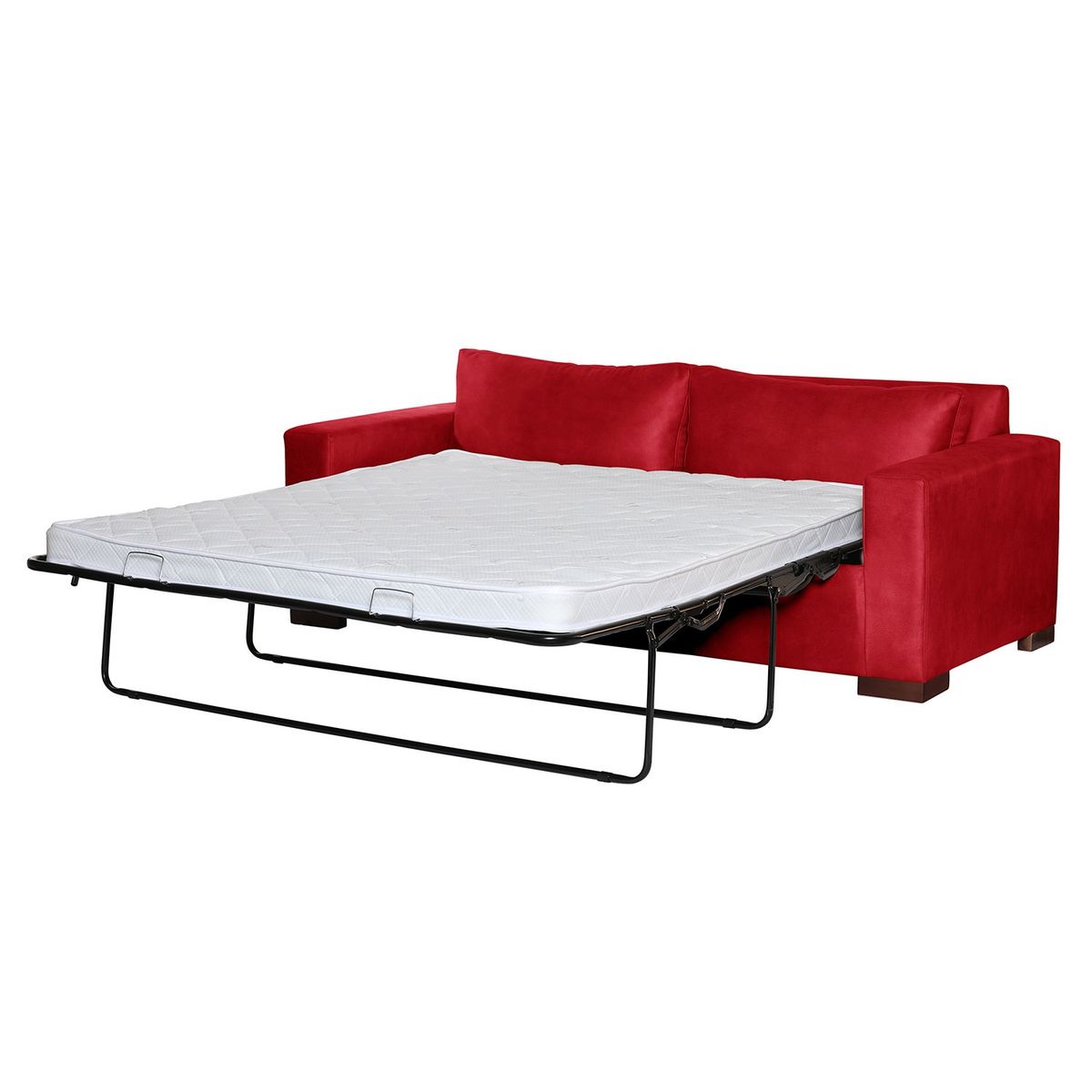 LATAM HOME - Sofá Cama Latam Home Livorno 2 Plazas Rojo Convertible