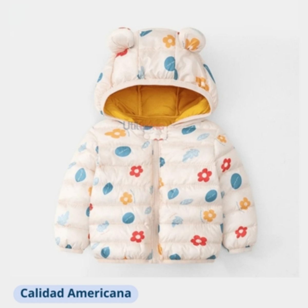 JUMP KIDS - Parka Niña con Capucha y Mangas Jump Kids Bebe Blanco