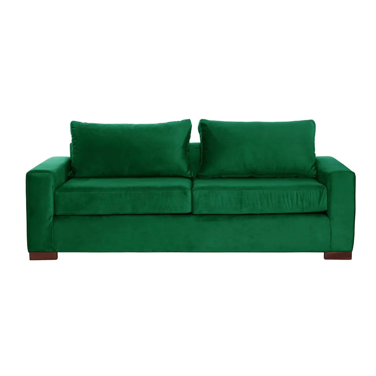 LATAM HOME - Sofá Cama Livorno 2 Plazas Tela Velvet Verde