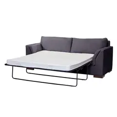 LATAM HOME - Sofá Cama Milan 2 Plazas Lino Gris Oscuro
