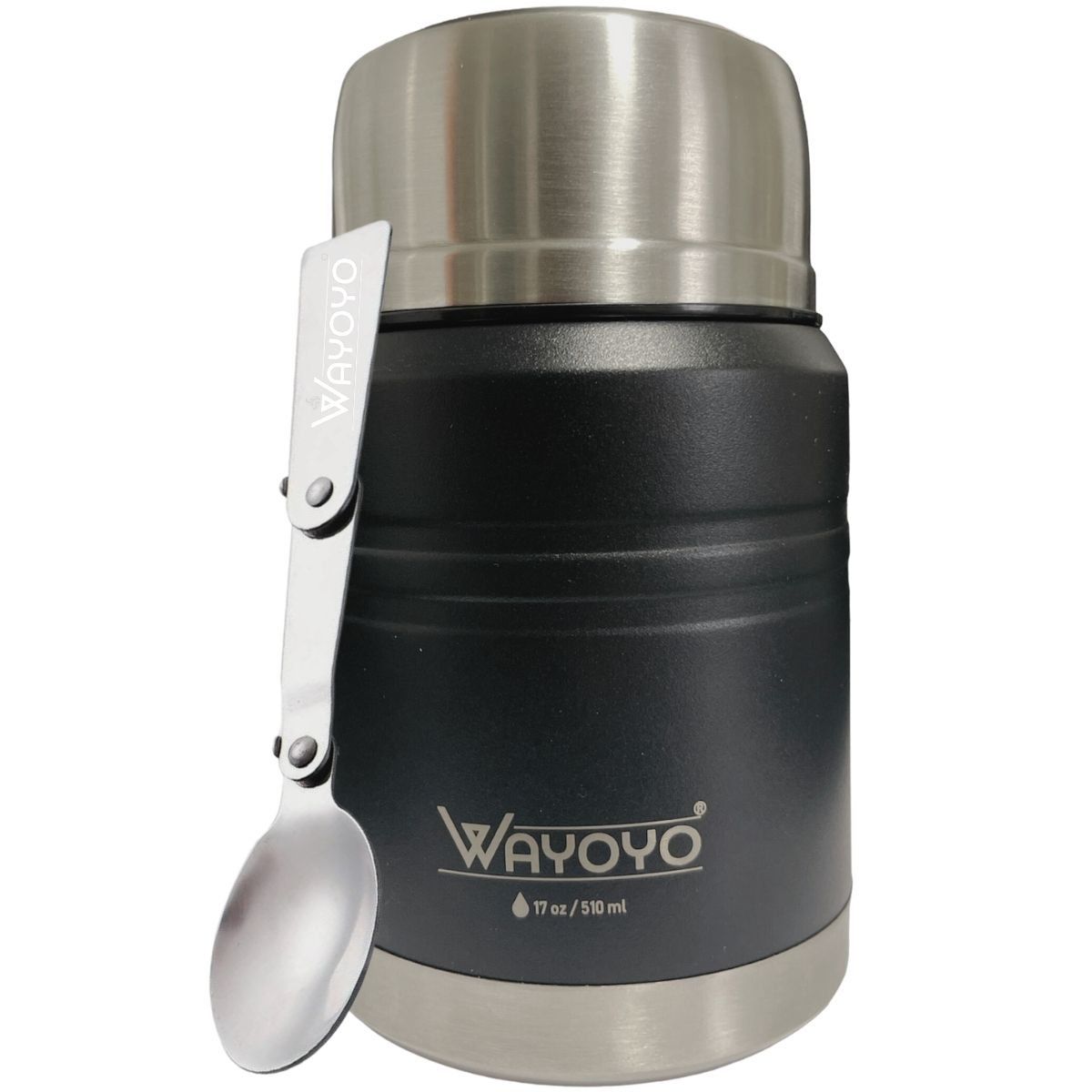 WAYOYO - Termo Comida Wayoyo 510ml Acero Inoxidable 304 al Vacío con Cuchara