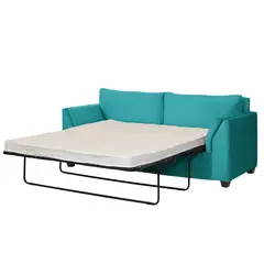 LATAM HOME - Sofá Cama Milan 2 Plazas Tela Velvet Turquesa