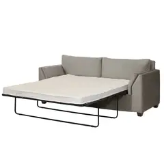LATAM HOME - Sofá Cama Milan 2 Plazas Tela Velvet Gris