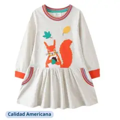 JUMP KIDS - Vestido Manga Larga Niña