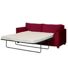 LATAM HOME - Sofá Cama Milan 2 Plazas Tela Velvet Burdeo