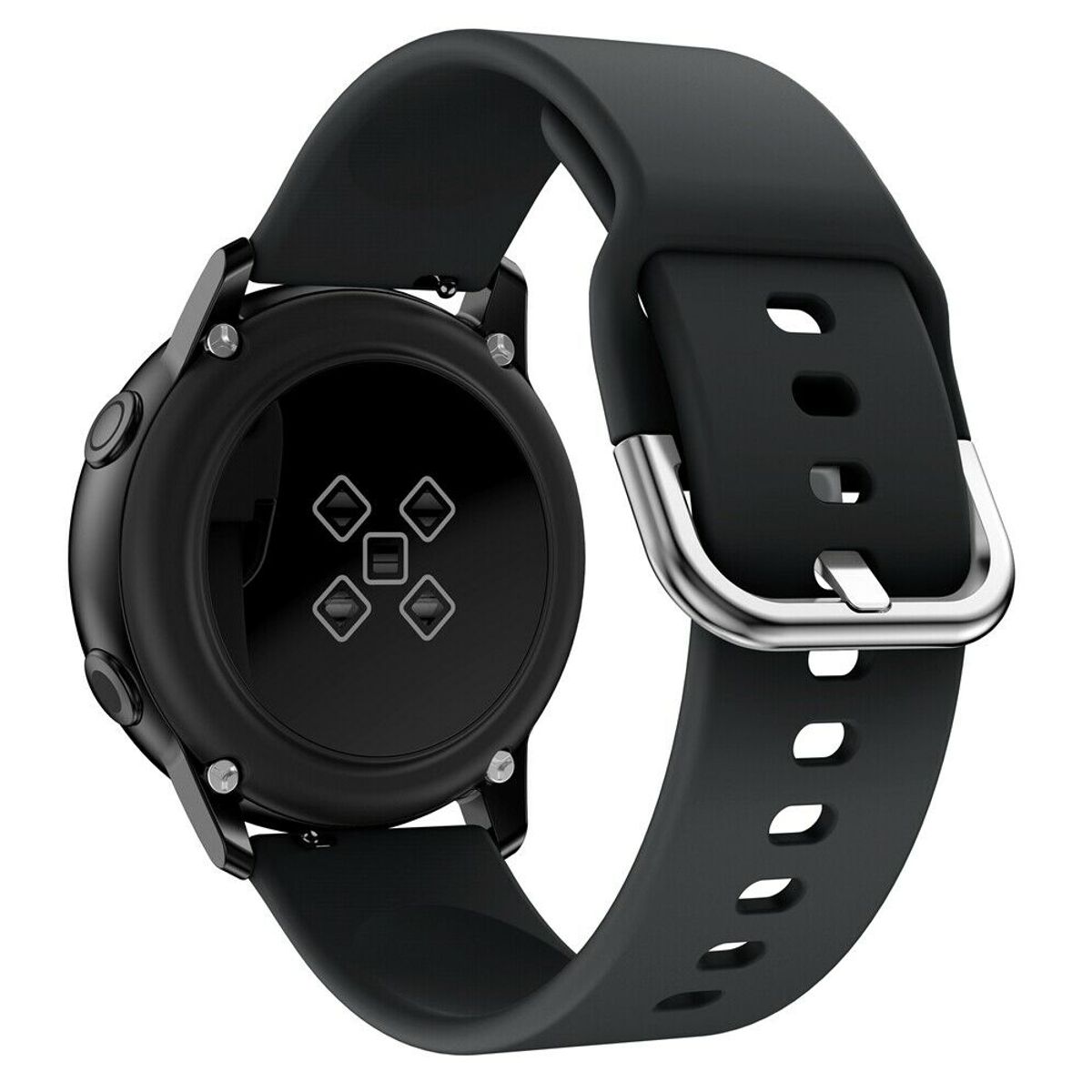 GENERICO - Correa Para Galaxy Watch Active 2 40mm 44mm - Galaxy Active Negra…