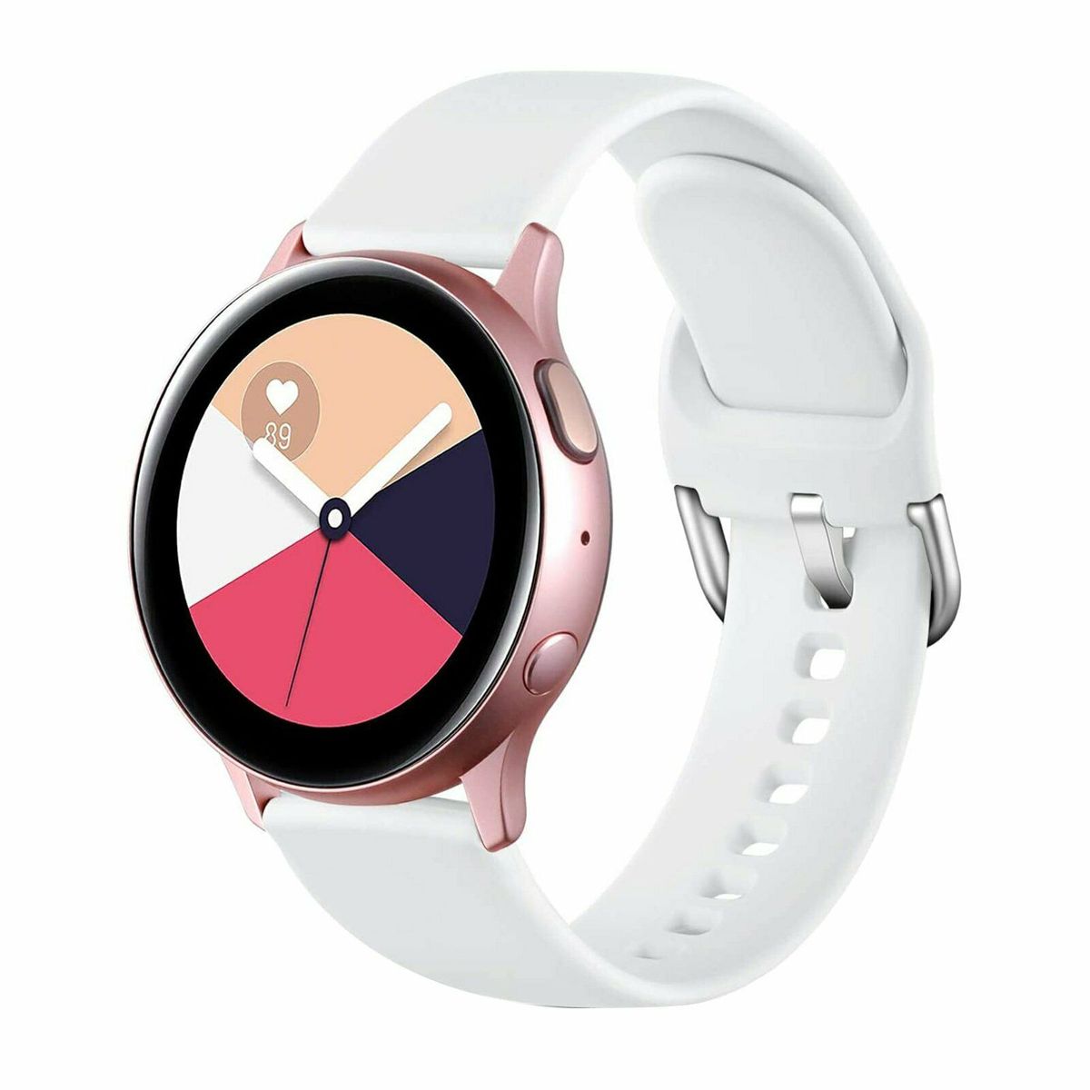 GENERICO - Correa Para Galaxy Watch Active 2 40mm 44mm - Galaxy Active Blanca…