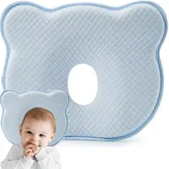 KUANGYE - Almohadas Para Bebés Cojín Cabeza Plana
