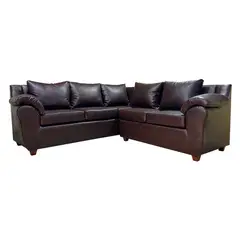 MUEBLES MPR - Sofá Seccional Cattaleya Pu Café