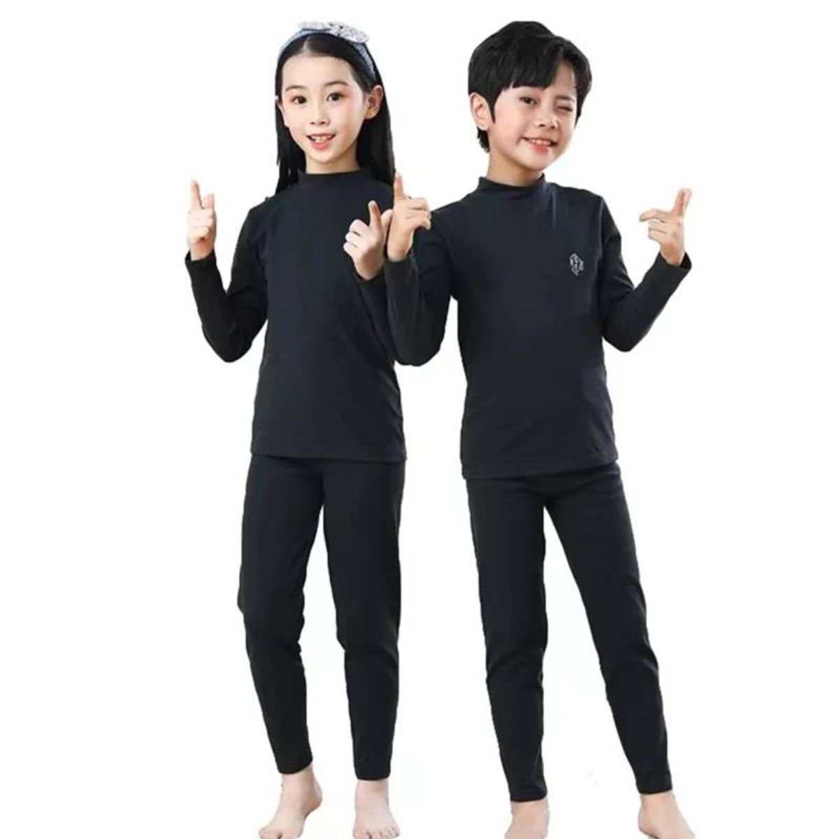 EVERSO - Pack3 Calzoncillo Largo Termico Niñocalza Nino Con Polar