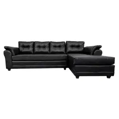 MUEBLES MPR - Sofá Secc Journey Pu Negro Derecho